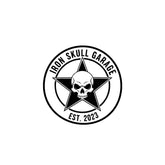 Zaqiz Stickers – Bold Star Skull Garage Decals